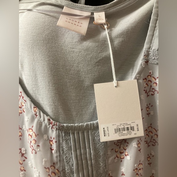 Lauren Conrad Print top - Picture 2 of 3